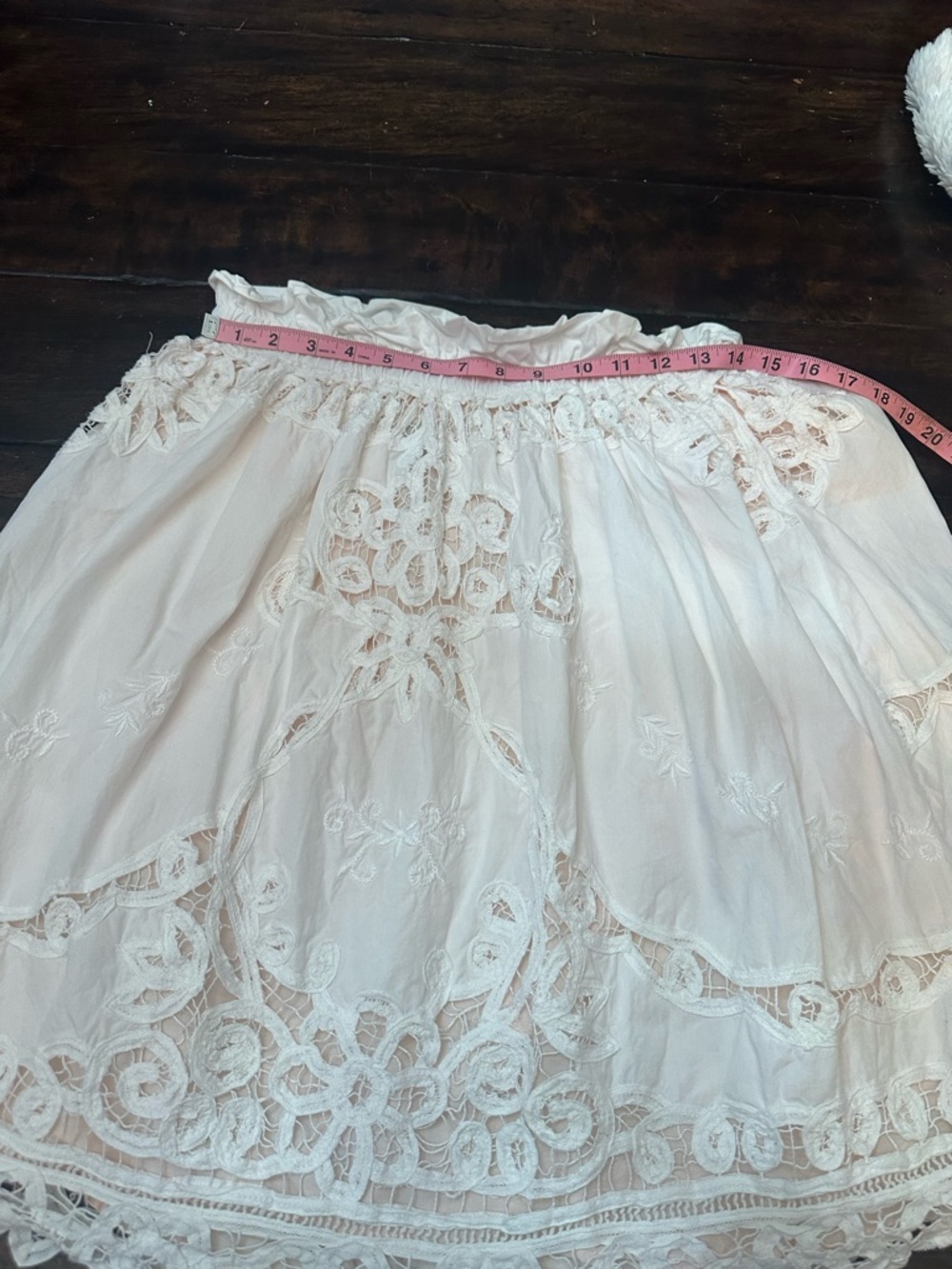 Maeve by Anthropologie White Strapless Lace Mini Dress Size Small 38629 - Picture 14 of 16